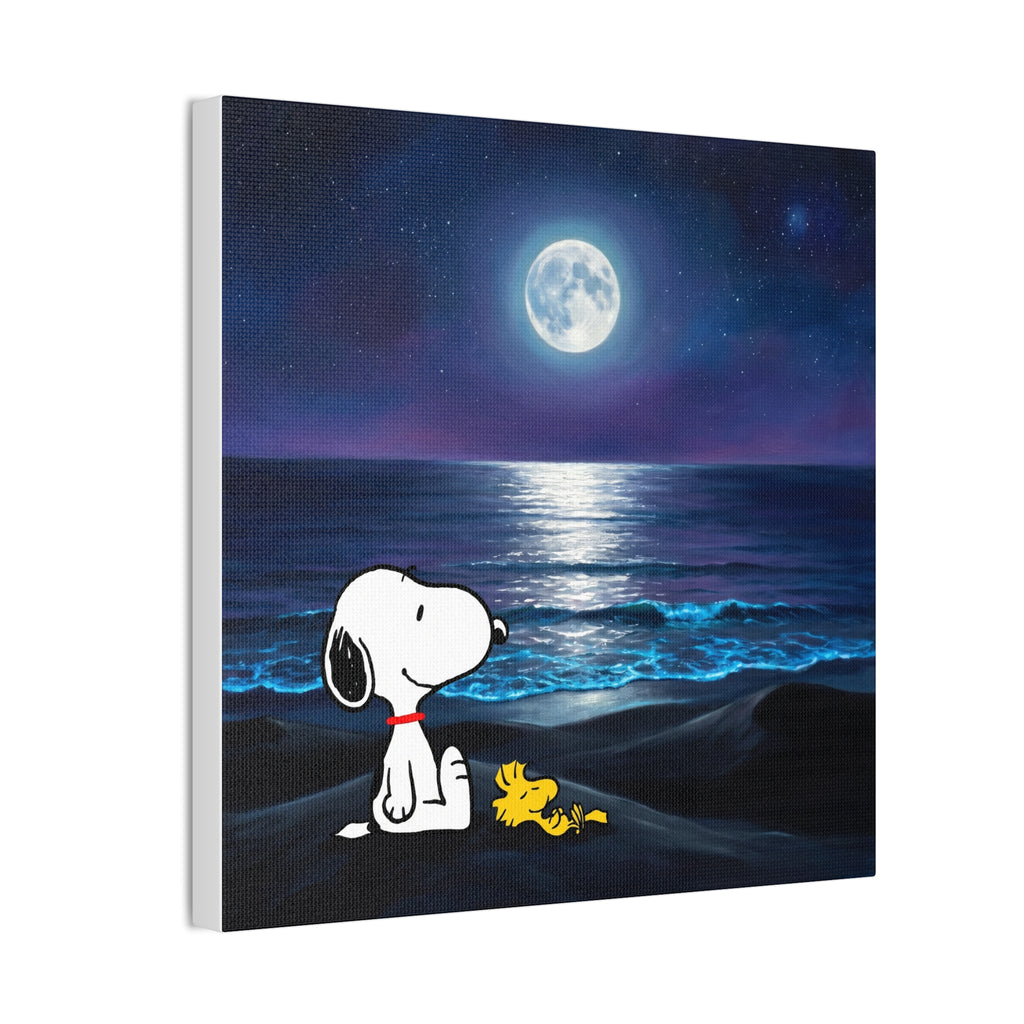 Moonlit Ocean Canvas