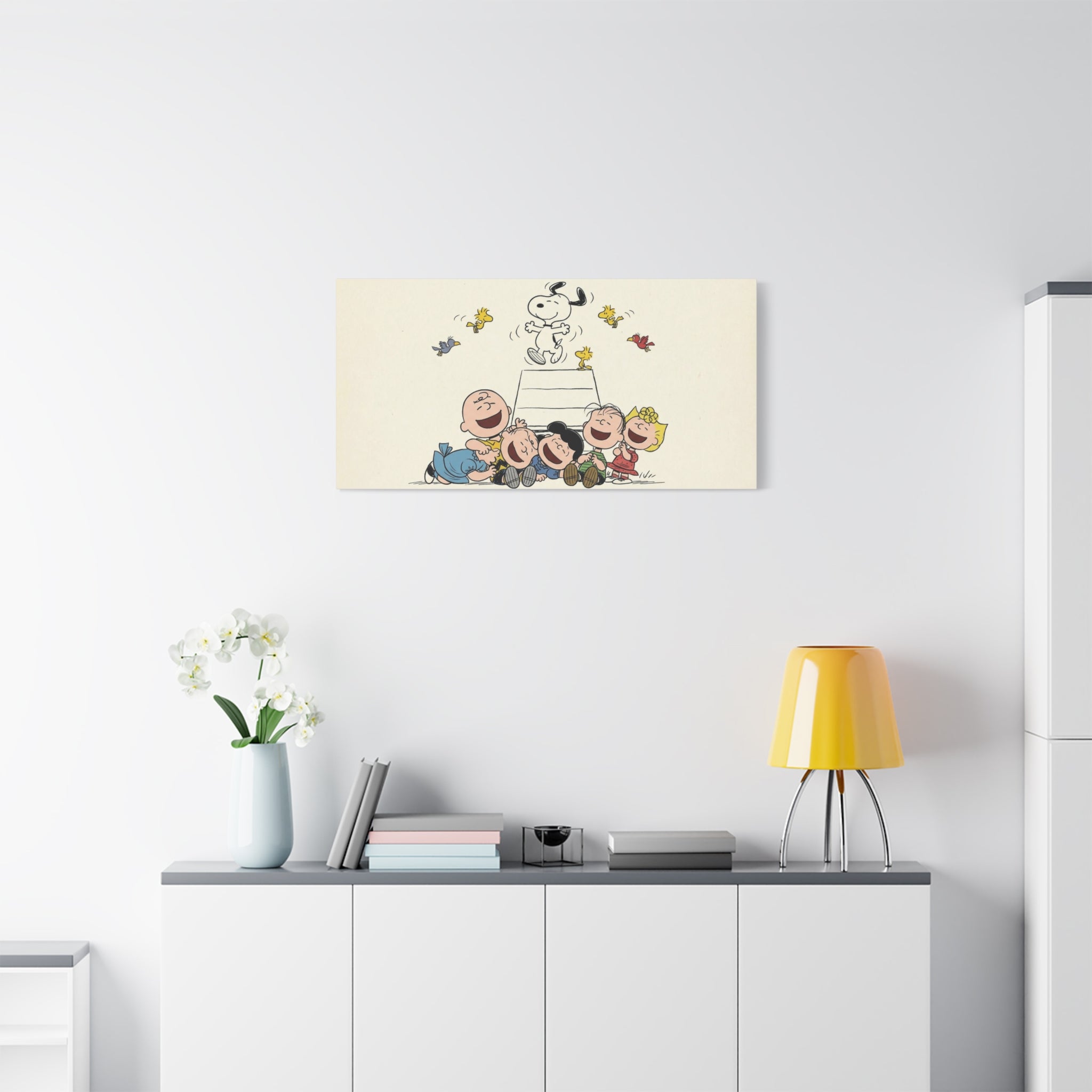 Peanuts Gang Laughing Canvas