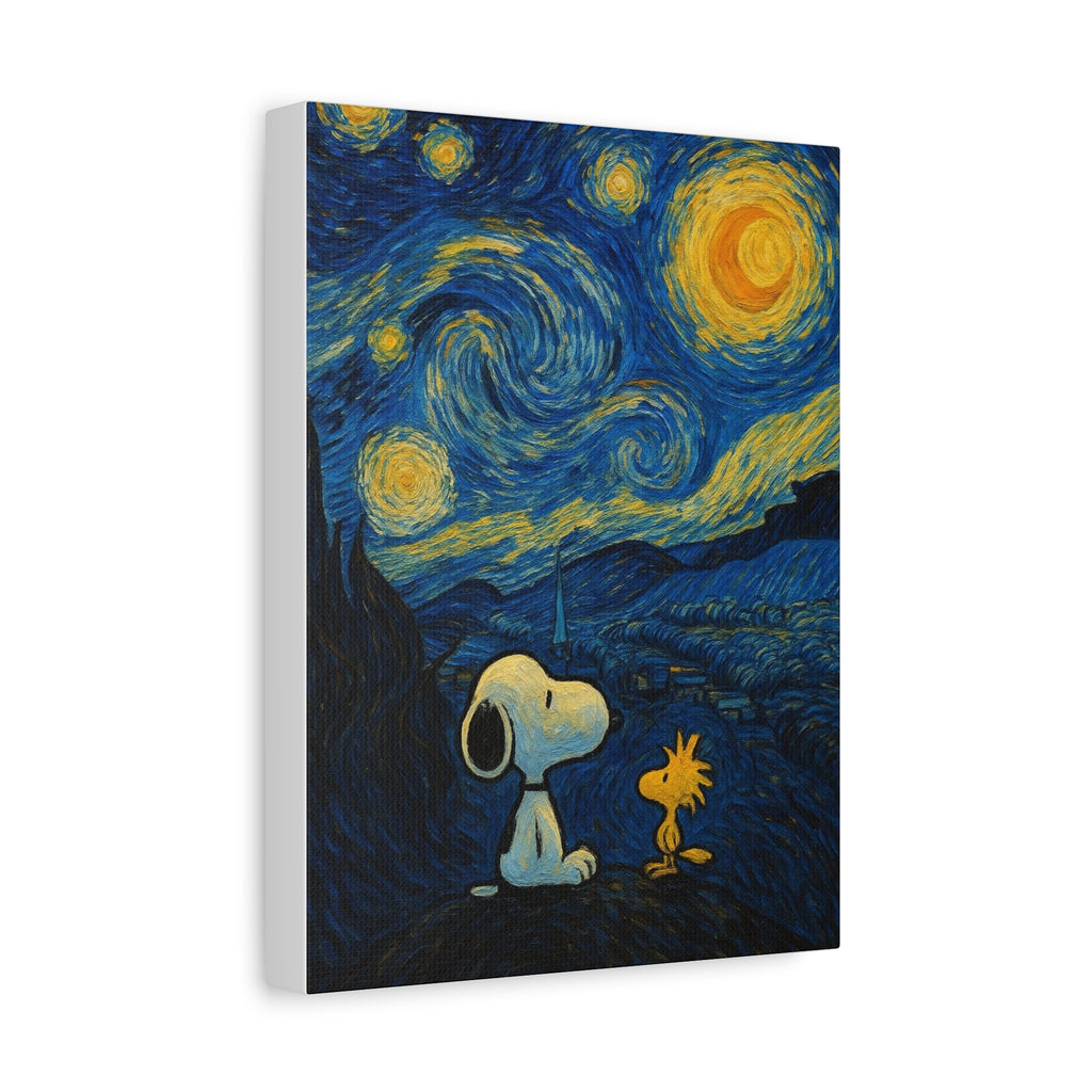 Starry Night Friends Canvas