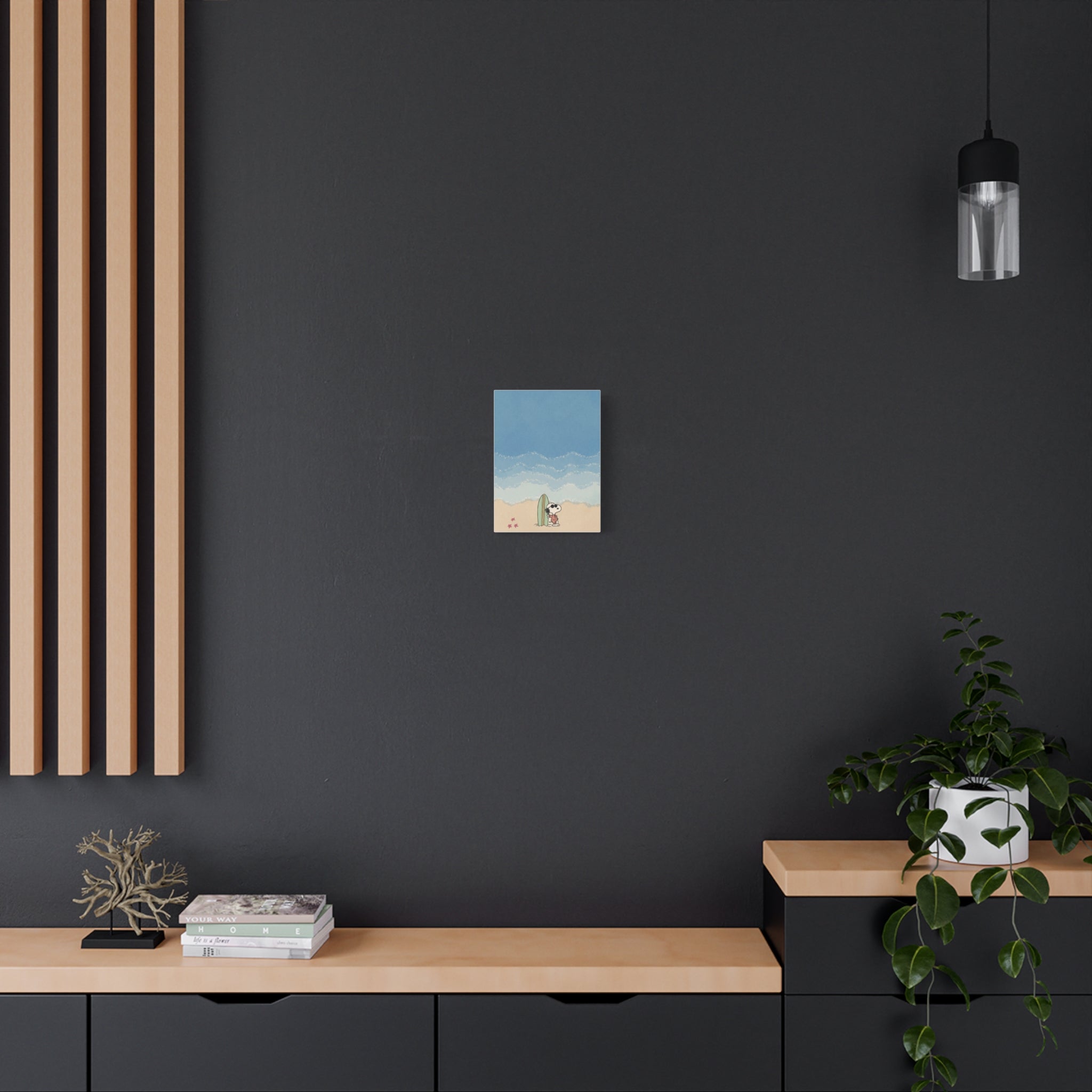 Snoopy Surfing Canvas
