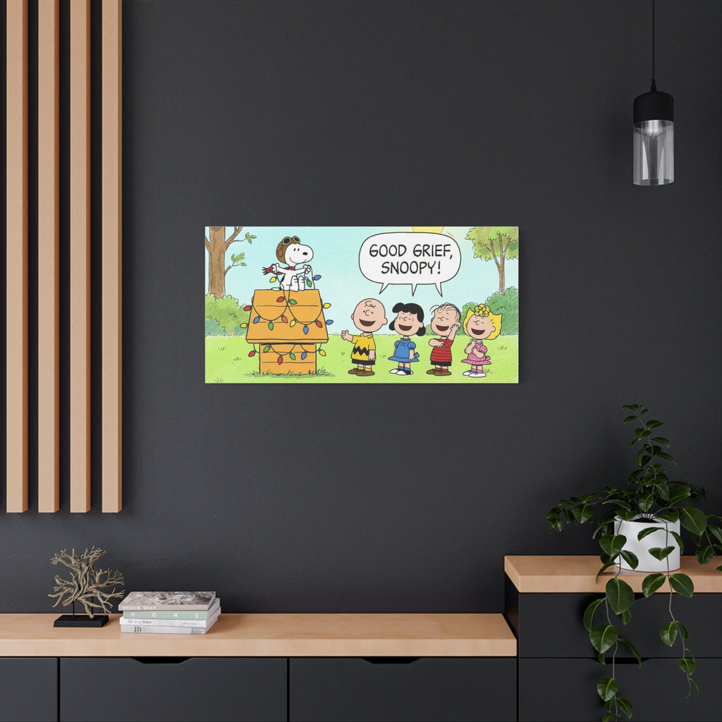 Good Grief Snoopy Canvas