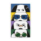Dog Faces Pop Canvas
