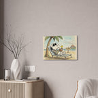 Tropical Aloha Beach Canvas