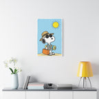 Snoopy Beach Vacation Canvas