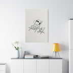Relaxing Dog Lounge Canvas