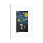 Snoopy Paris Autumn Canvas