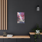 Snoopy Cherry Blossom Street Canvas