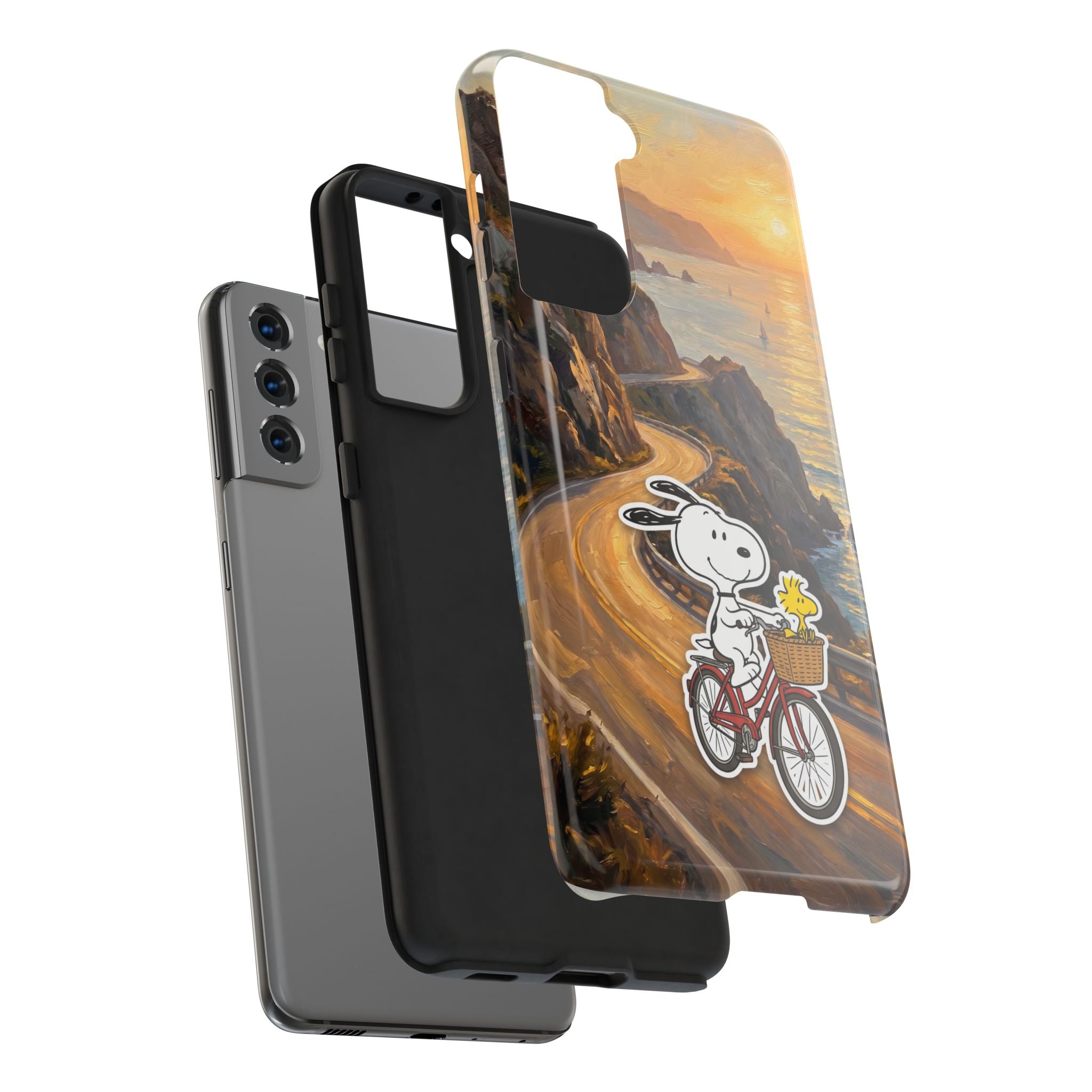 Snoopy Woodstock Bicycle Phone Case