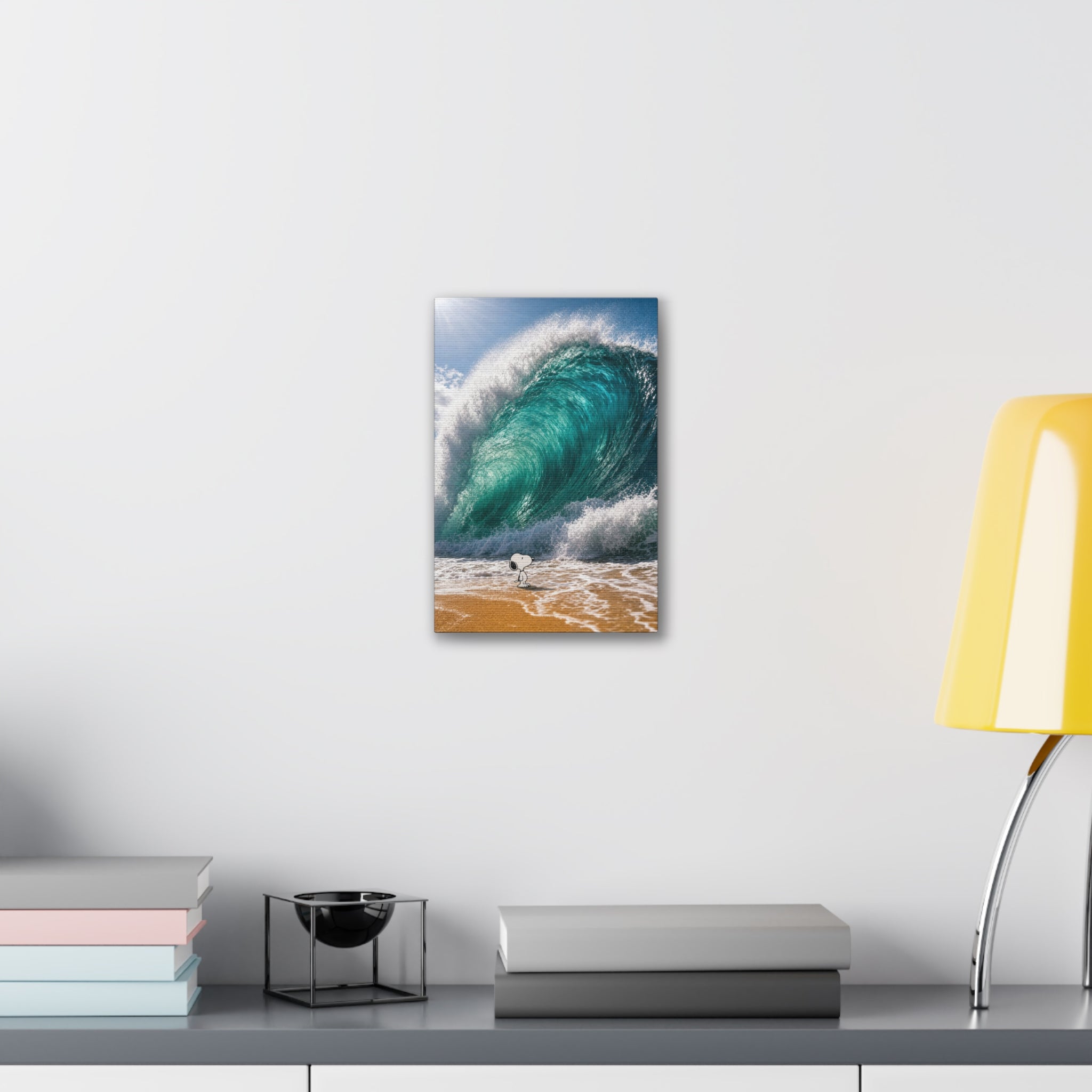 Snoopy Shore Wave Canvas