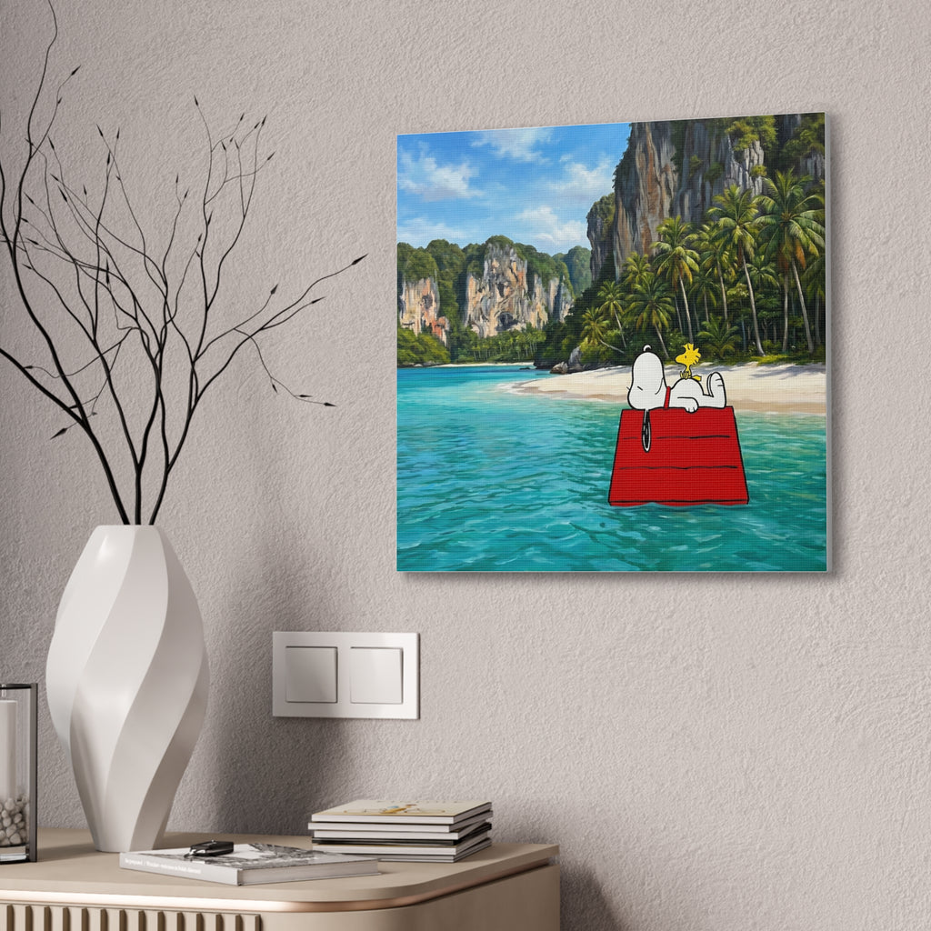 Woodstock Beach Scene Canvas