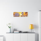 Surfing Snoopy Matte Canvas