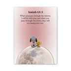 Isaiah 43:2 Snoopy Canvas