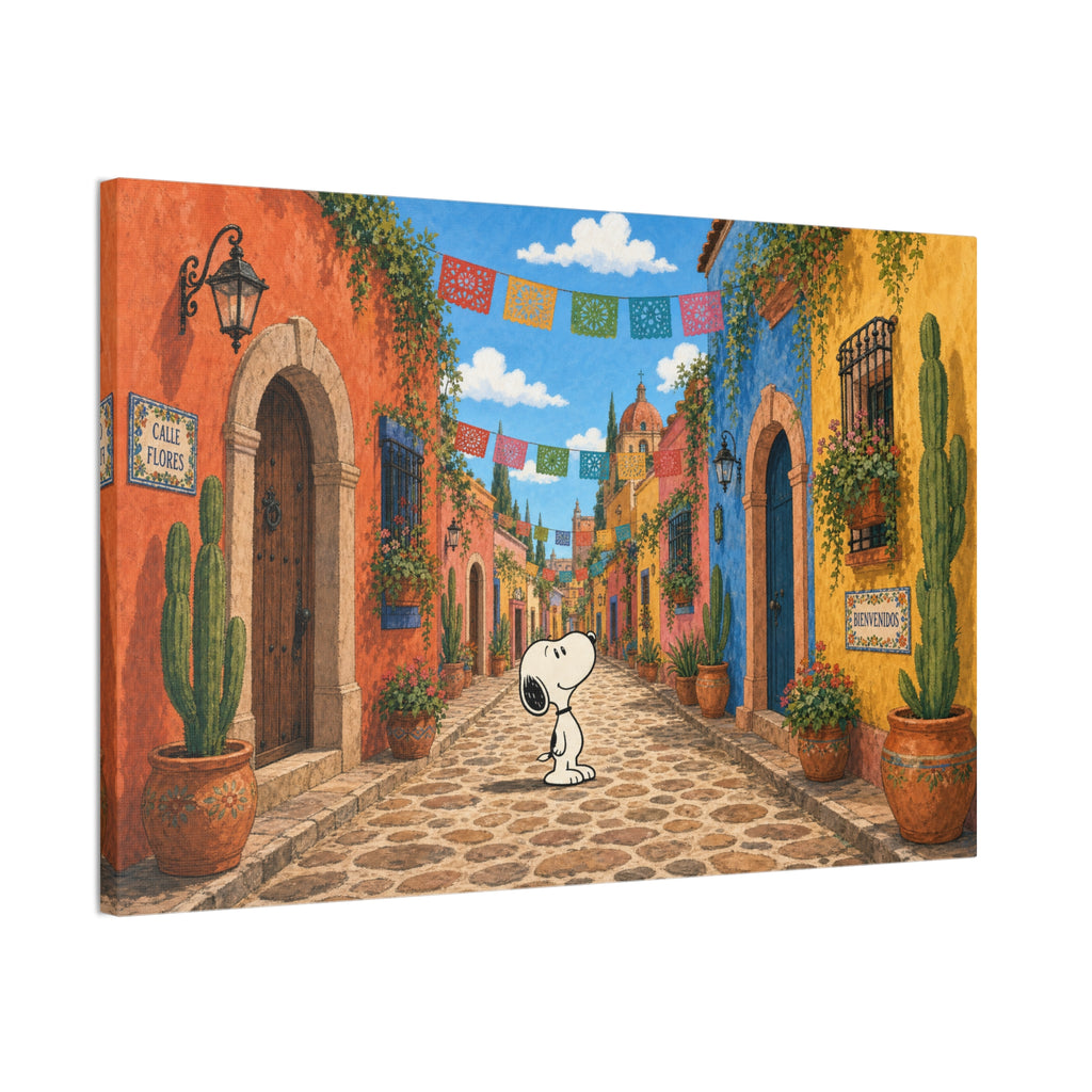 Mexican Street Canvas