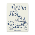 I'm Just A Girl Canvas