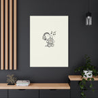 Sleeping Dog Headphones Canvas