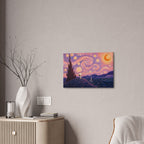 Snoopy Starry Night Canvas