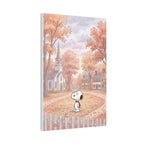 Snoopy Autumn Village Canvas