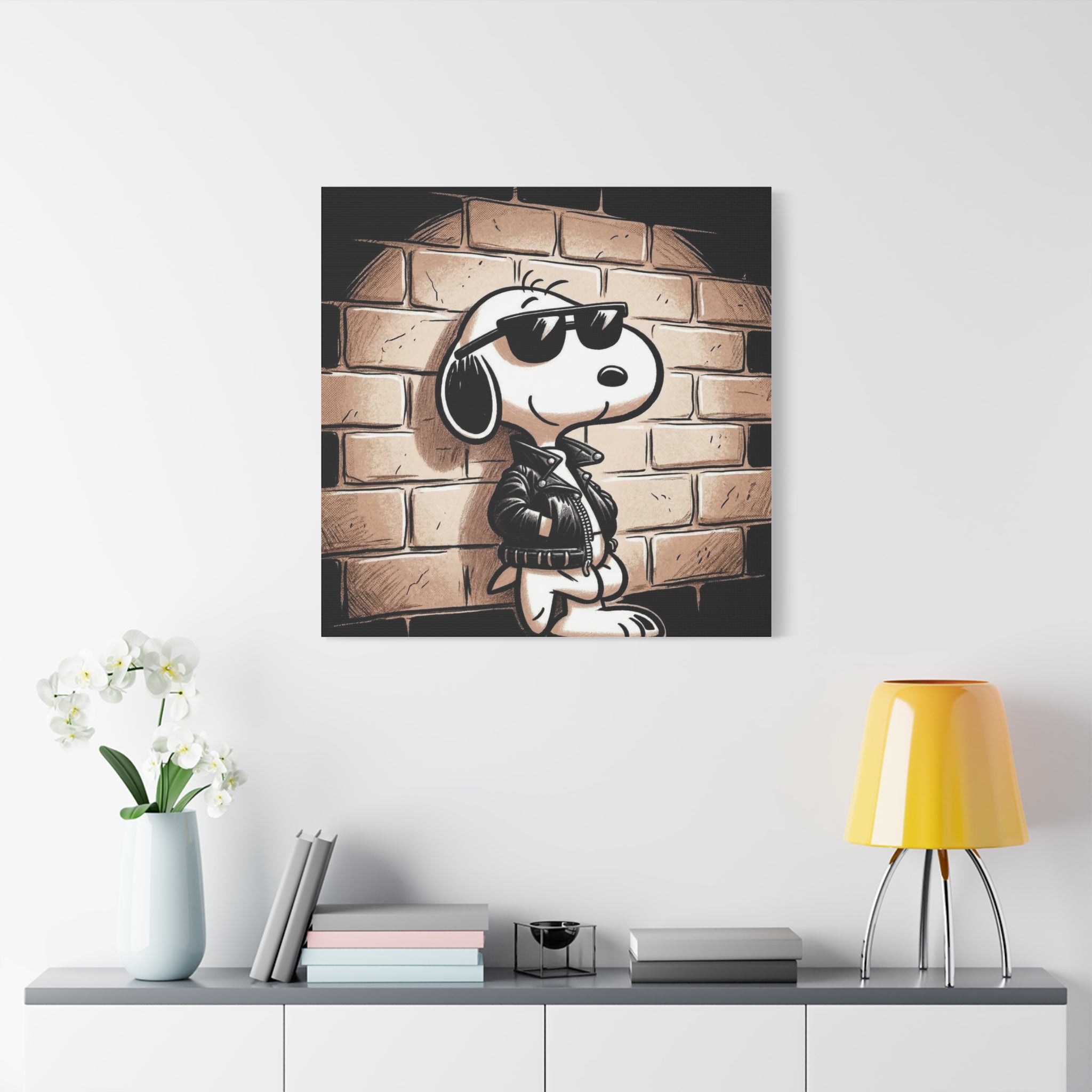 Cool Sunglasses Dog Canvas