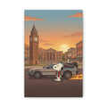 Snoopy DeLorean Canvas