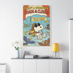 Chaos In Clouds Canvas