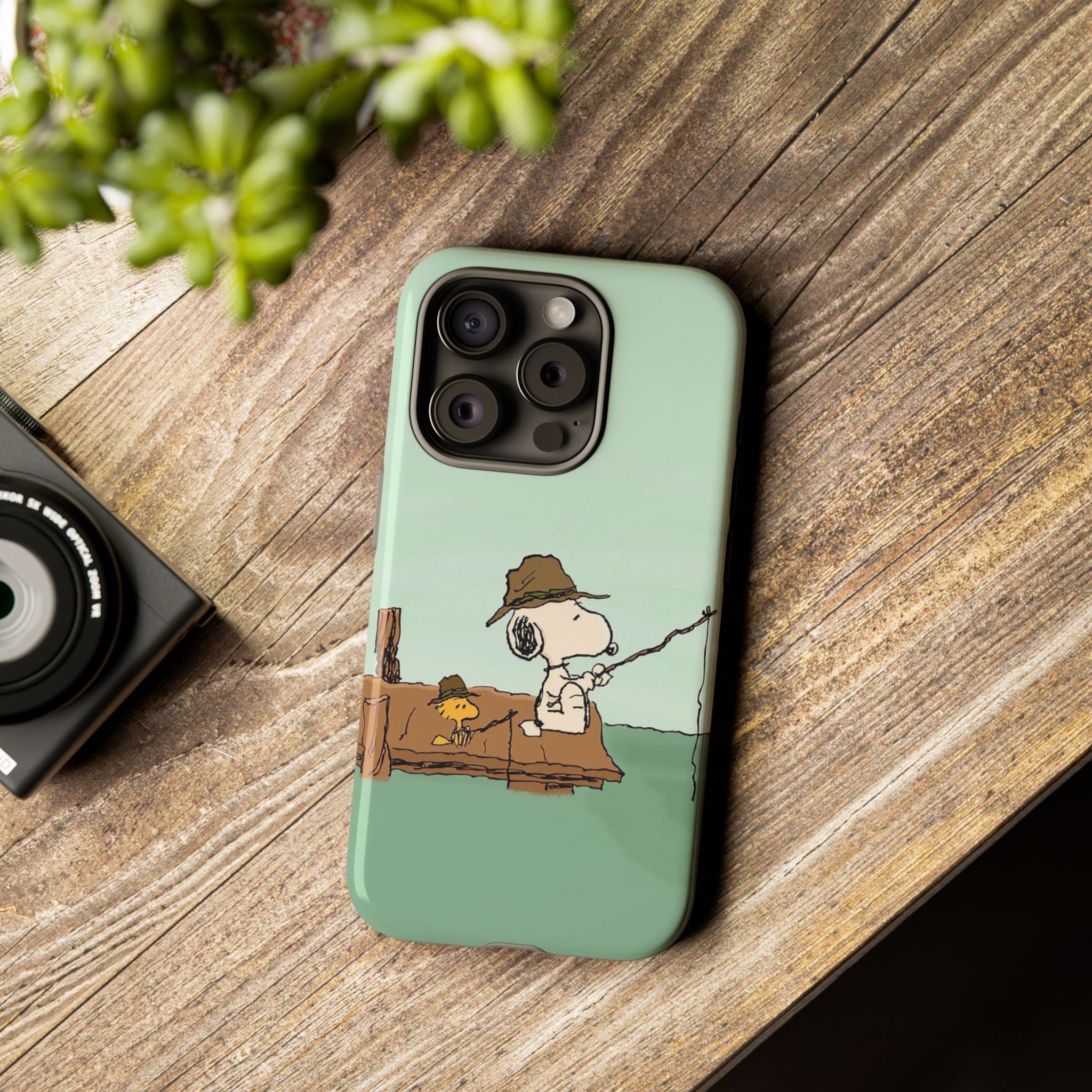 Snoopy Fishing Phone Case