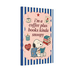 Coffee Plus Books Canvas