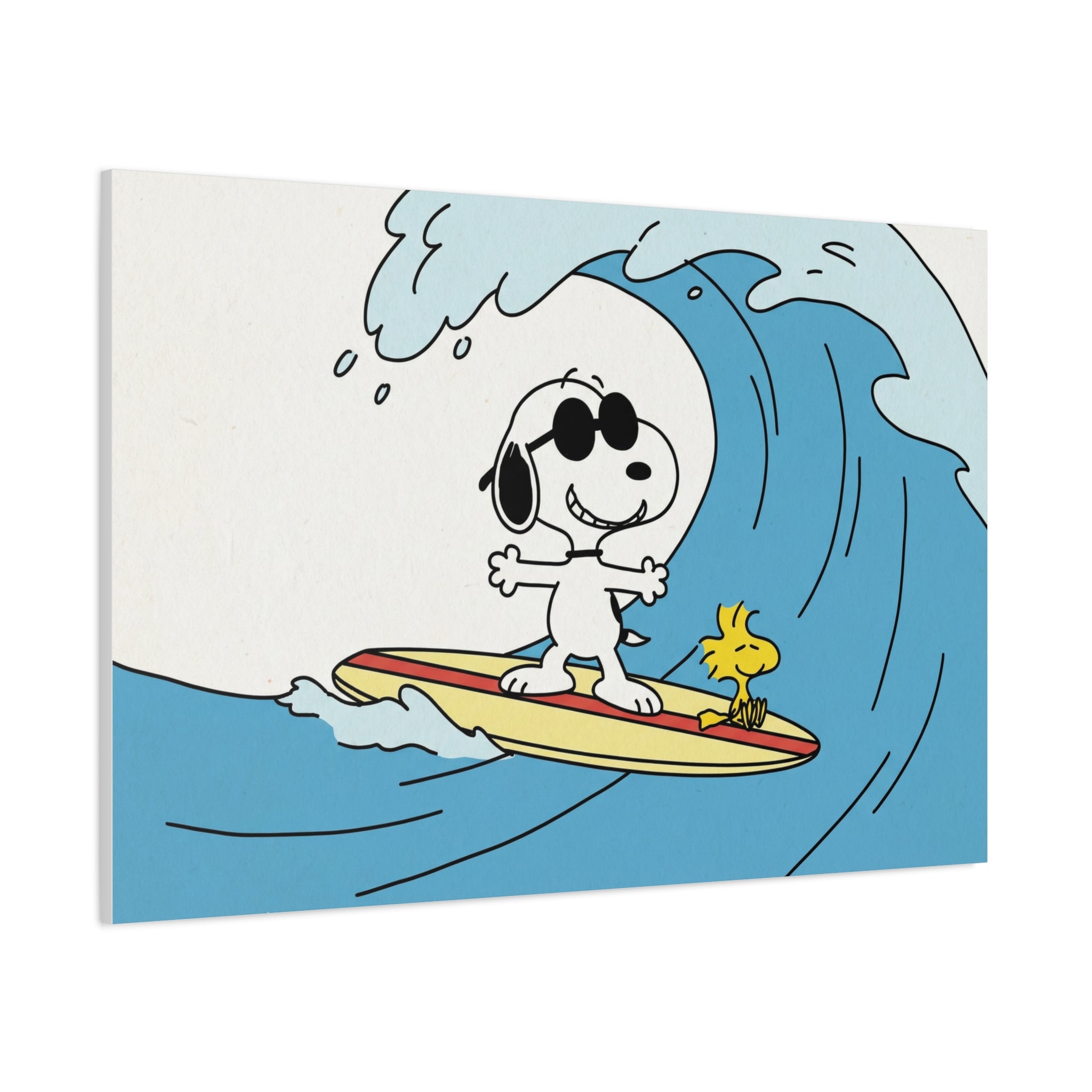 Snoopy Wave Rider Canvas