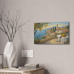 Mediterranean Seaside Canvas