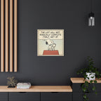 Snoopy Checklist Canvas