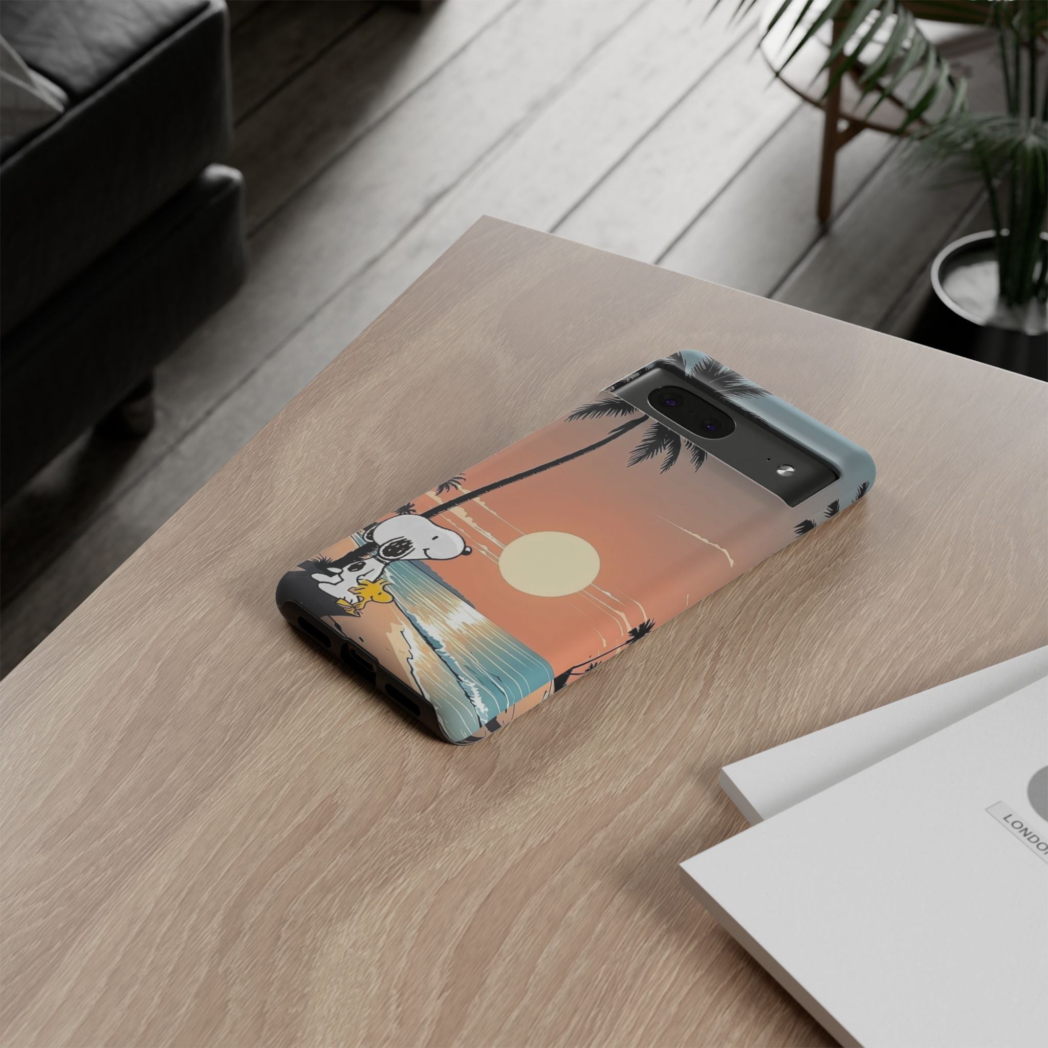 Snoopy Beach Sunset Phone Case