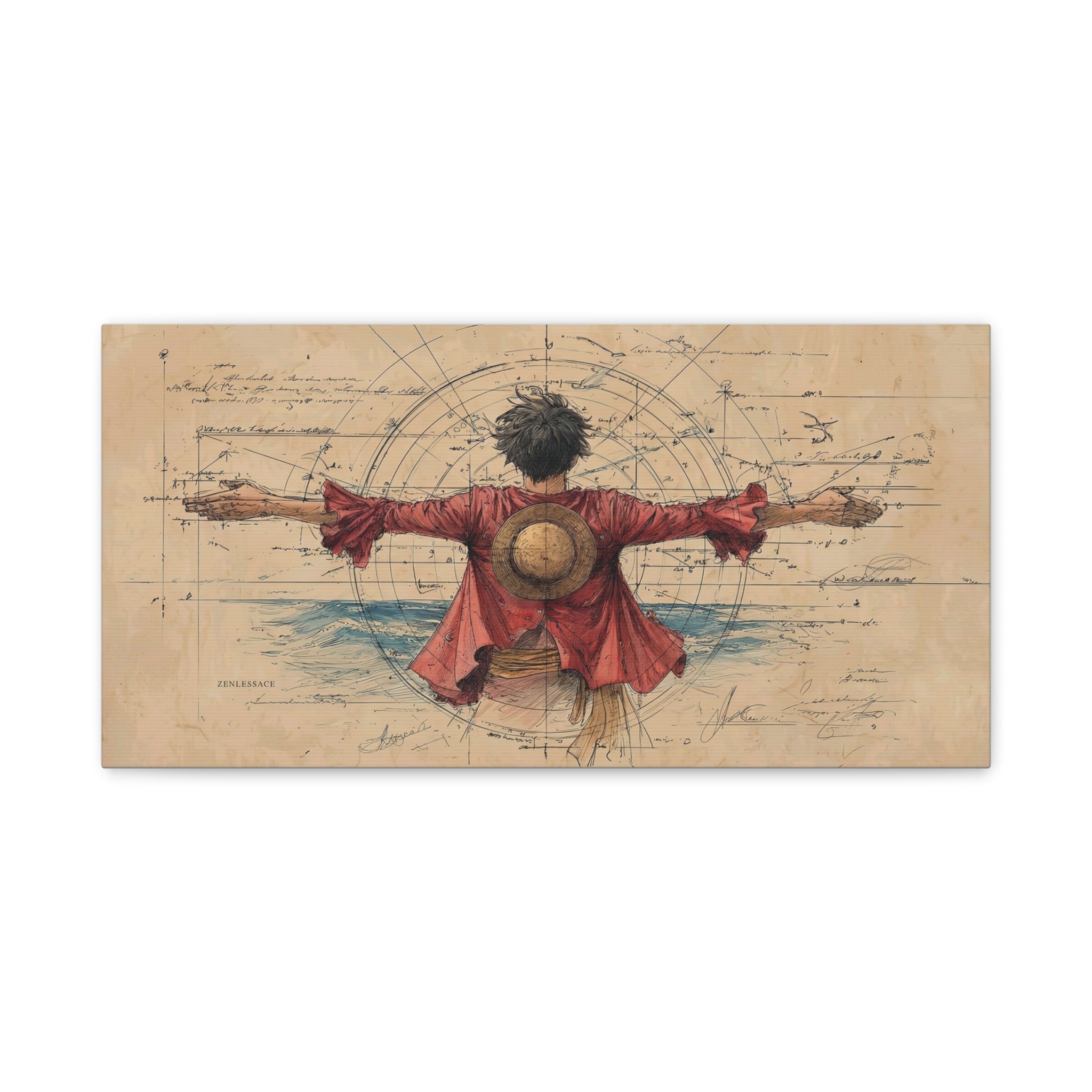 Straw Hat Pirate Canvas