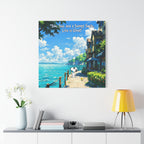 Snoopy Seaside Canvas