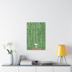 Snoopy in Bamboo Forest Canvas