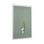 Snoopy With Sunflower Canvas
