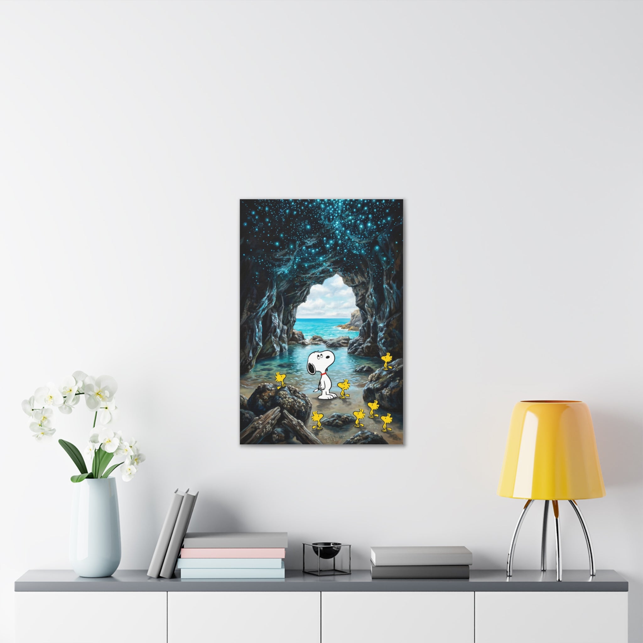 Beach Cave Canvas