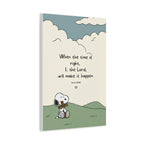 Isaiah 60:22 Snoopy Canvas