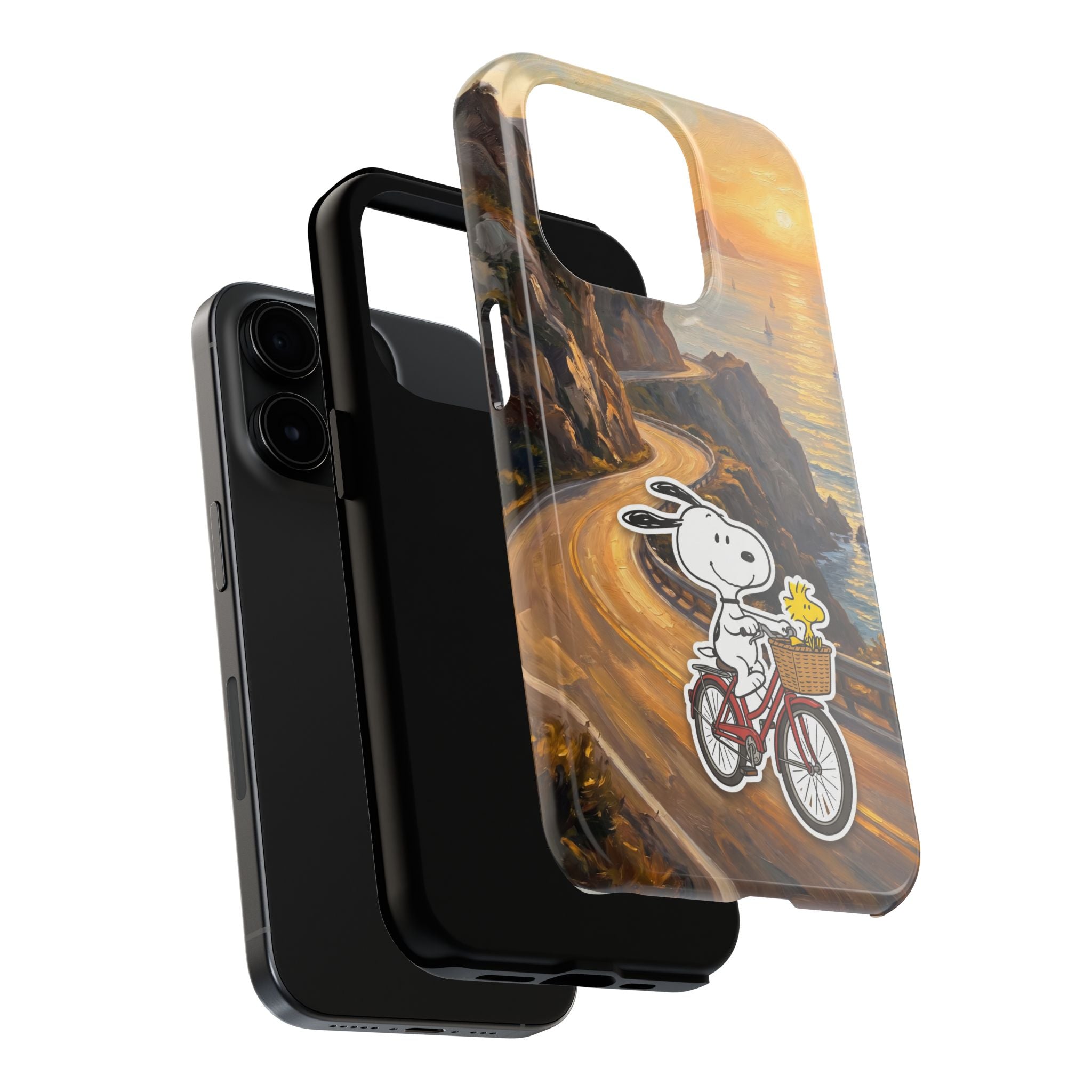 Snoopy Woodstock Bicycle Phone Case