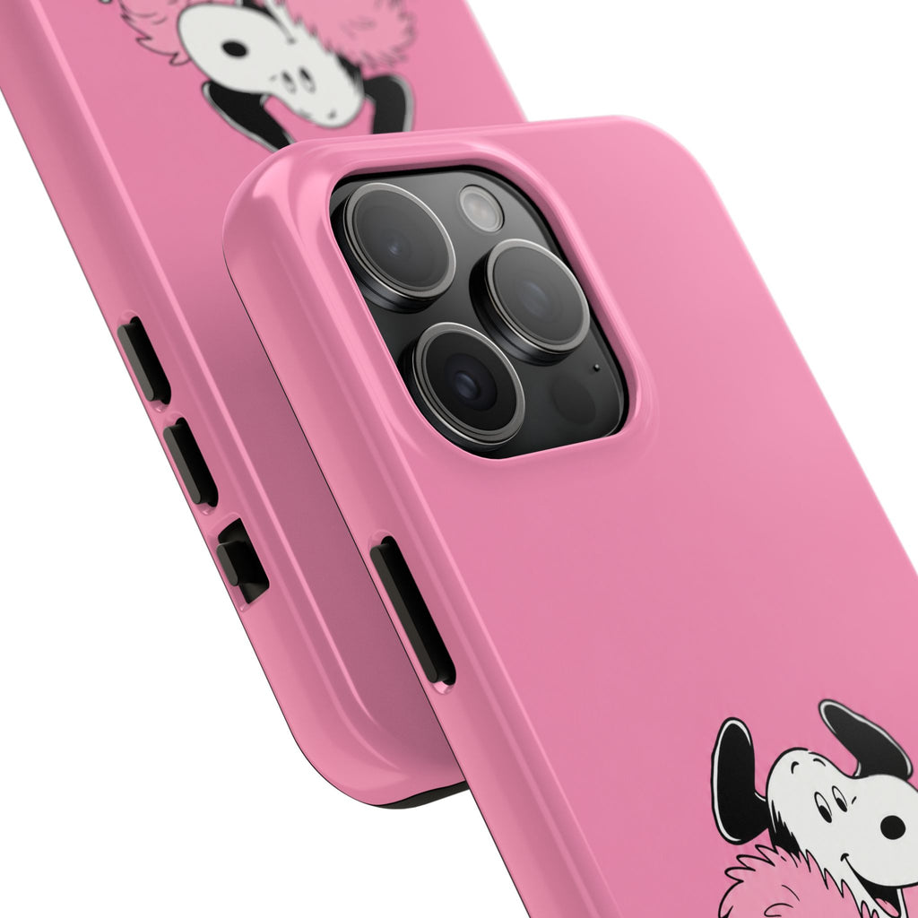 Pink Fuzzy Coat Case