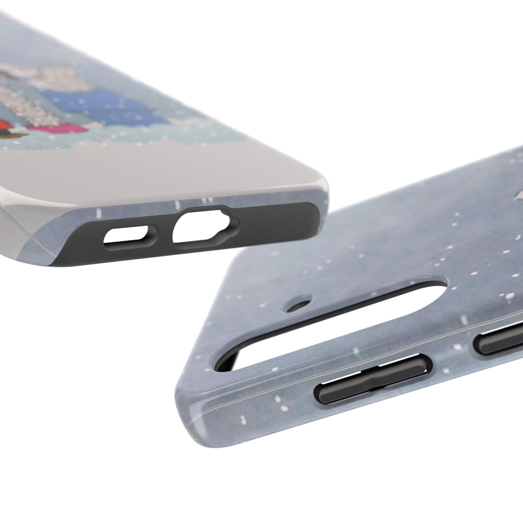 Snowy Reading Phone Case