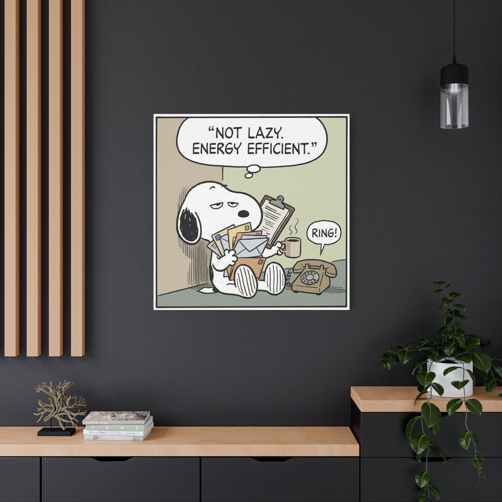 Energy Efficient Snoopy Canvas