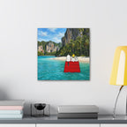 Woodstock Beach Scene Canvas