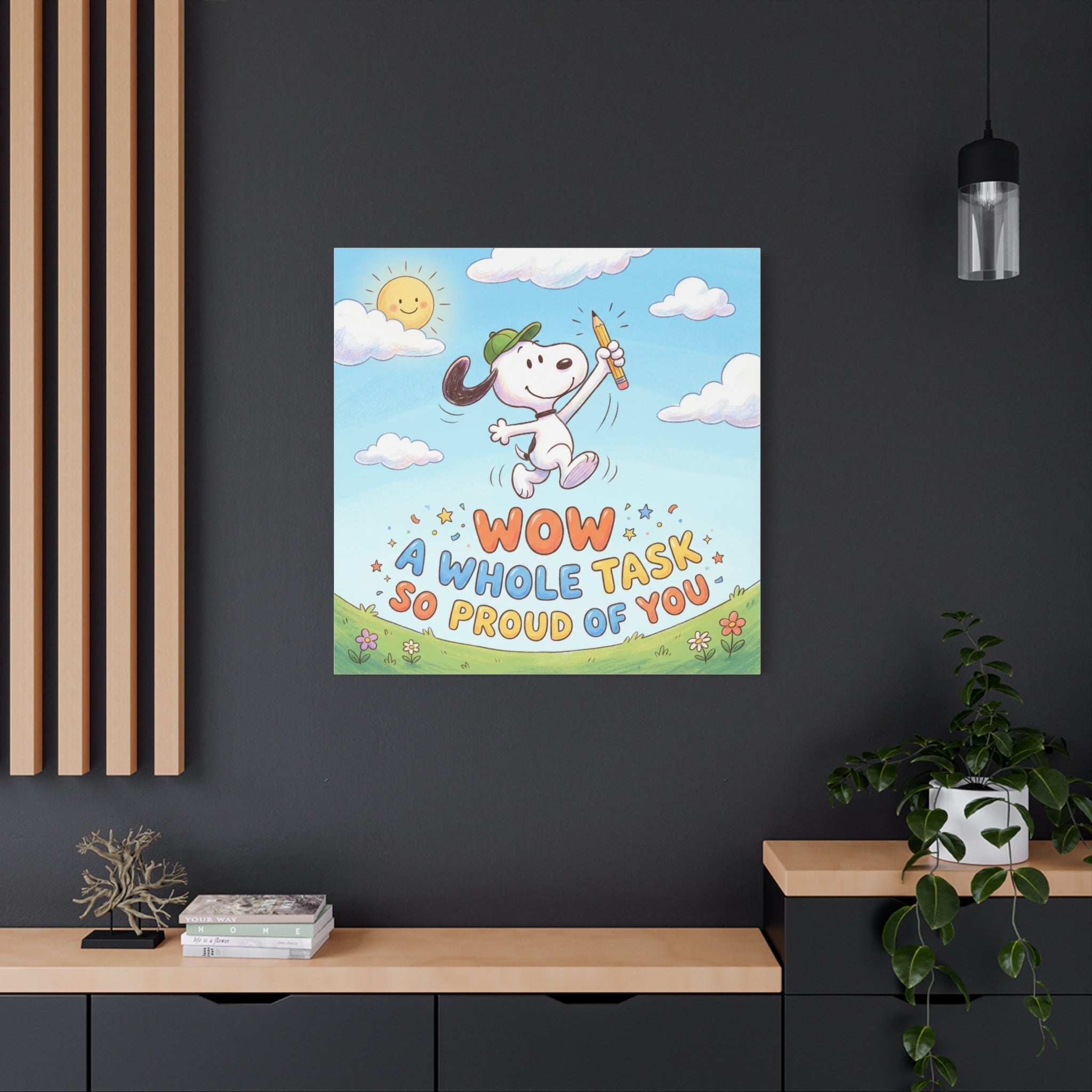 Whole Task Proud Canvas