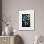 Snoopy Paris Autumn Canvas