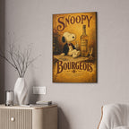 Snoopy Bourgeois Canvas
