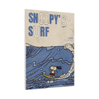 Snoopy Surf Illustration Canvas