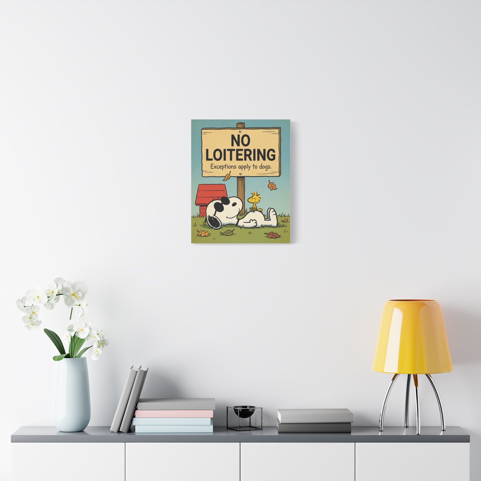 No Loitering Canvas