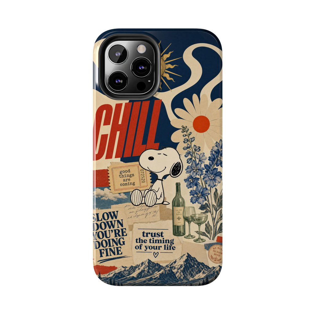 Snoopy Chill Collage Case