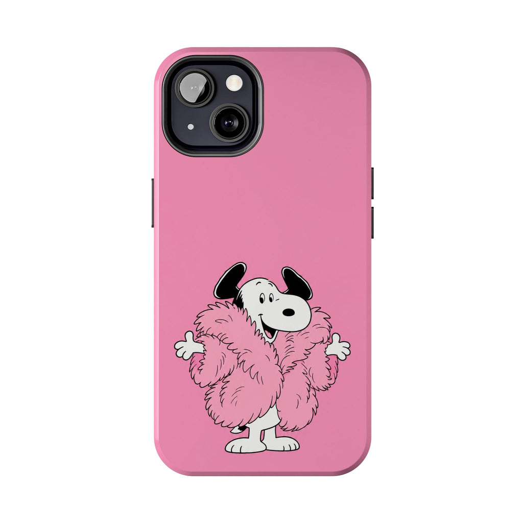 Pink Fuzzy Coat Case