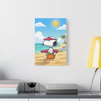 Snoopy Beach Day Canvas