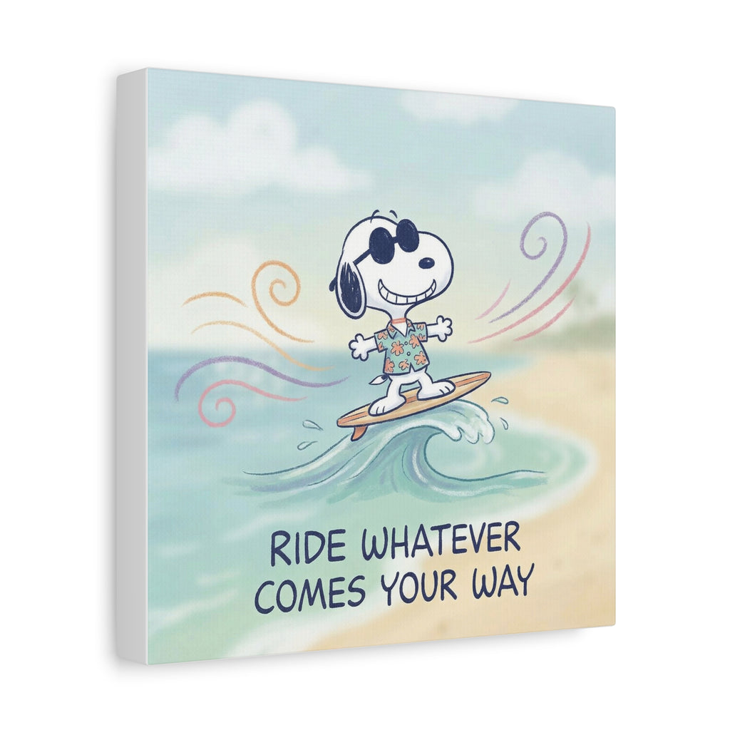 Ride Whatever Comes Canvas